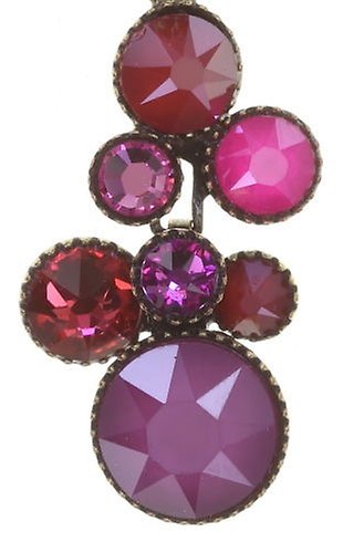 image for Necklace Pendant Water Cascade Crazy Pink Pink 