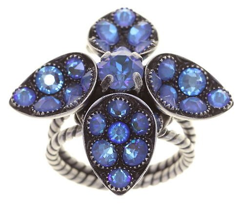 image pour Anneau Tears of Joy shiny heaven (blue) Blue size S