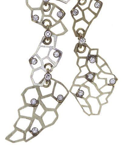 image pour Collier pendant (long) Textures Under The Sea crystal white 