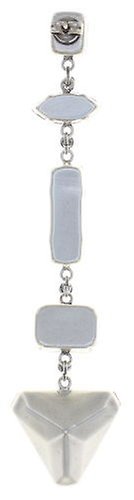 image for Earring Stud Dangling Mix the Rocks Crystal White white 