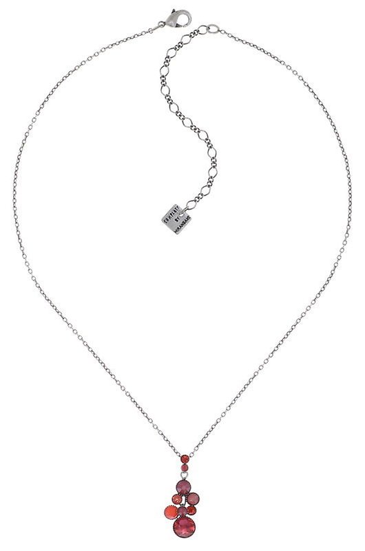 image for Necklace Pendant Water Cascade Watermelon red/orange 