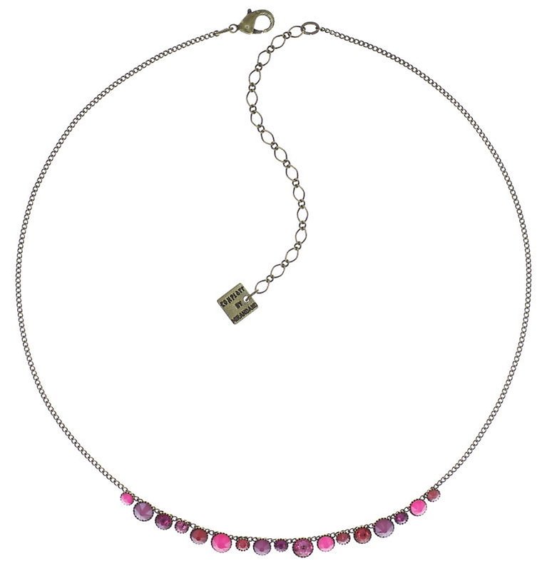 image pour Collier Water Cascade Rose Fou Pink 
