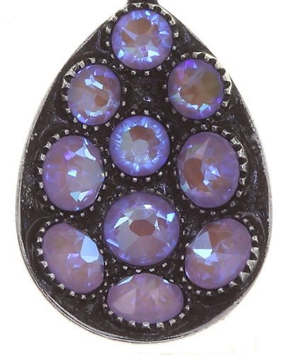 Bild für Halskette mit Anhänger Tears of Joy Lilaglanz Beige Größe M