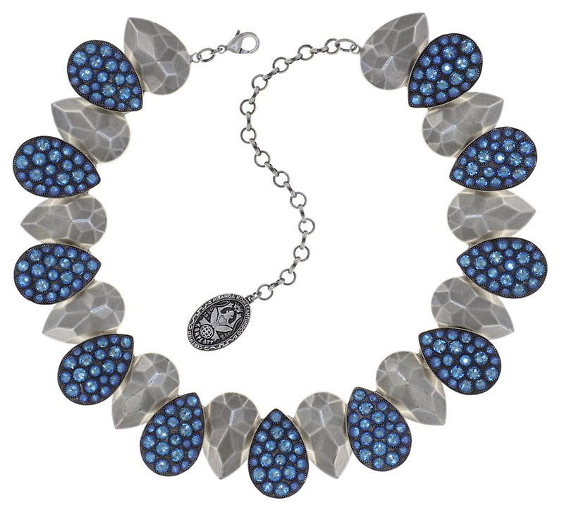 image for Necklace Collier Tears of Joy shiny heaven (blue) Blue size L
