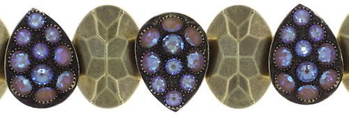 image for Bracelet Tears of Joy Brown crystal cappucci size M