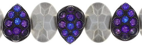image for Bracelet Tears of Joy Lila crystal heliotrope size M