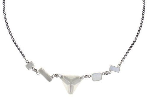 image for Necklace Mix the Rocks Crystal White white 
