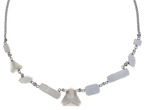 image for Necklace Mix the Rocks Crystal White white 