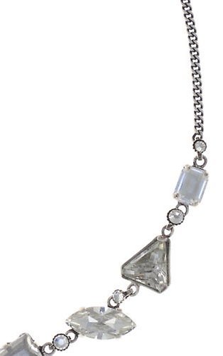 image for Necklace Mix the Rocks Crystal White white 