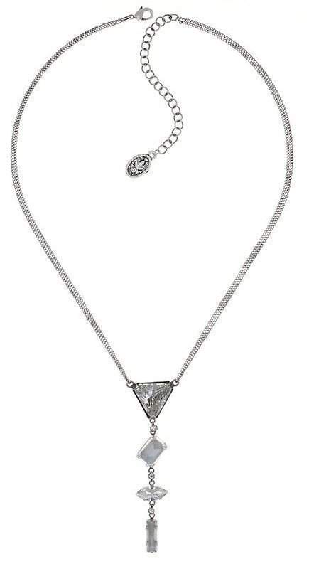 image for Necklace-Y Mix the Rocks Crystal White white 