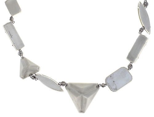 image for Necklace collier Mix the Rocks Crystal White white 