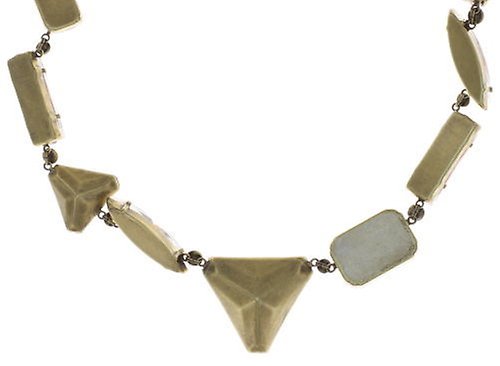 image for Necklace Collier Mix the Rocks Crystal Blush Beige 