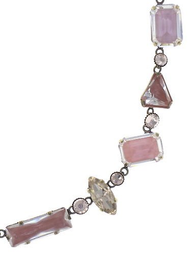 image for Necklace Mix the Rocks Crystal Blush Beige 