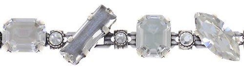 Bild für Armband Mix the Rocks Kristallweiß Weiß 
