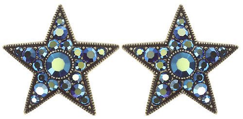 image pour Clou d'oreille Dancing Star Bleu  size M