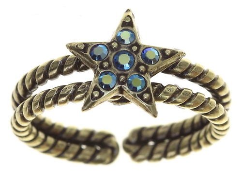 image pour Anneau Dancing Star Bleu  size XS