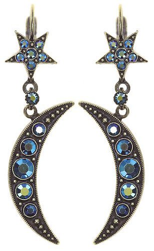 image for Earring Eurowire Dangling Sky Lights Blue  