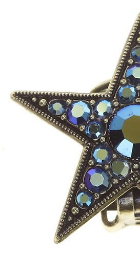 image pour Boucles d'oreilles Clip Dancing Star Bleu  size M