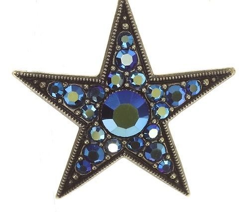 image for Earring Dangling Dancing Star Blue  size L