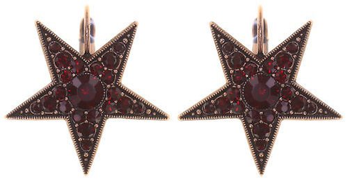 image for Earring eurowire Dancing Star Red  size L