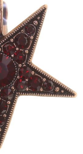 image for Earring eurowire Dancing Star Red  size L