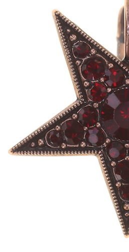 image pour Boucles d'oreilles Eurowire Dancing Star Rouge  size L