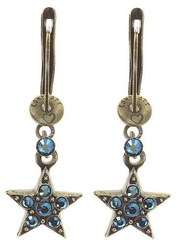 image pour Boucles d'oreilles pendantes Dancing Star Bleu  size XS