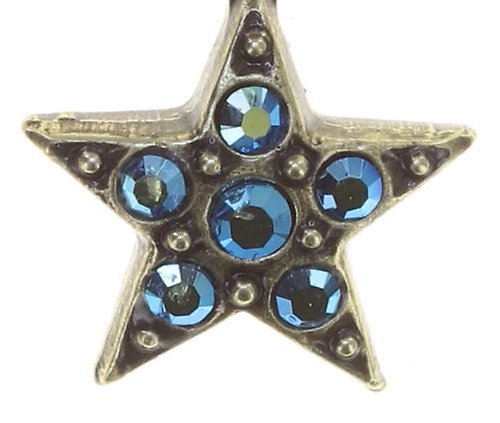 image pour Boucles d'oreilles pendantes Dancing Star Bleu  size XS