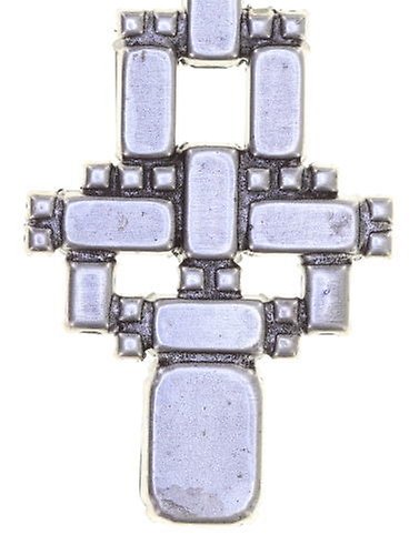 image pour Clou d'oreille pendant Empire States Incas Bleu  