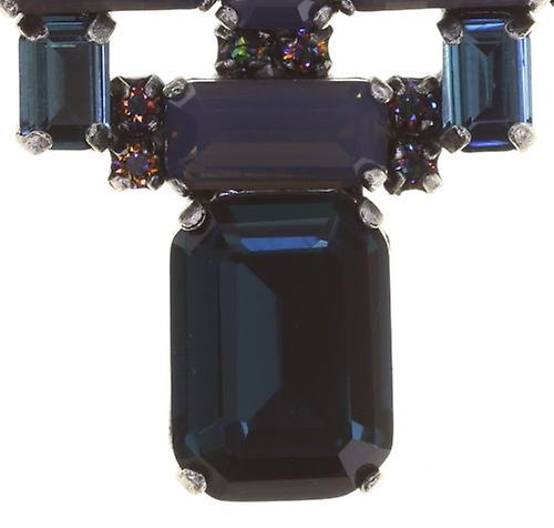 Bild für Ohrstecker baumelnd Empire States Incas Blau  