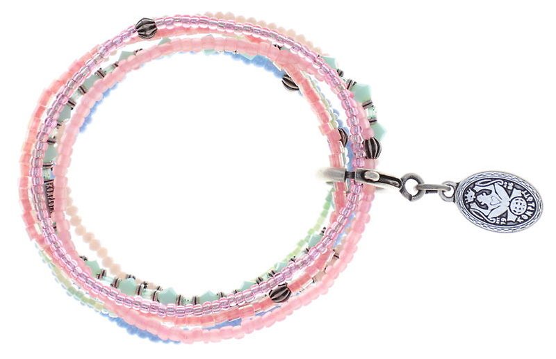 image for Bracelet Elastic Petit Glamour d´Afrique Pastel Multi pastel multi 