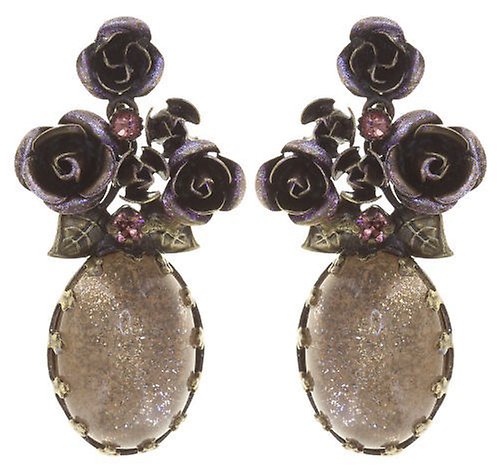 image pour Clou d'oreille pendant They Call Me The Wild Rose Beige  
