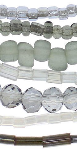 image pour Bracelet élastique Petit Glamour d´Afrique Gris  