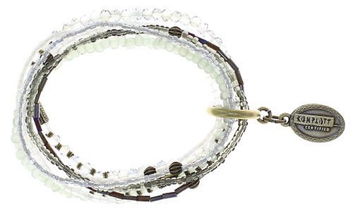 image pour Bracelet élastique Petit Glamour d´Afrique Gris  