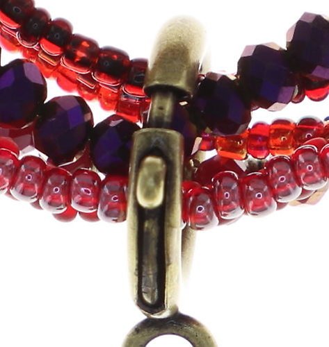 image for Bracelet elastic Petit Glamour d´Afrique Dark Rose  