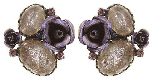 image pour Boucles d'oreilles Clip They Call Me The Wild Rose Beige  
