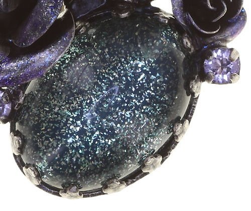 image pour Boucles d'oreilles Clip They Call Me The Wild Rose Bleu / Lila  