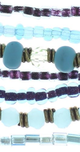 image for Bracelet Elastic Petit Glamour d´Afrique Blue  