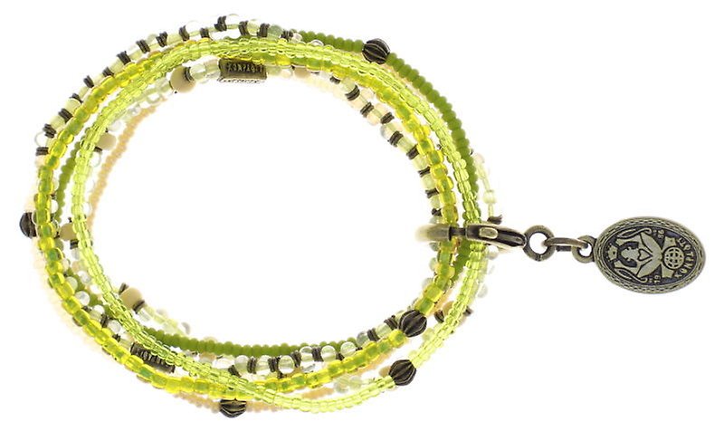 Bild für Armband elastisch Petit Glamour d´Afrique Grün  