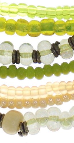 Bild für Armband elastisch Petit Glamour d´Afrique Grün  