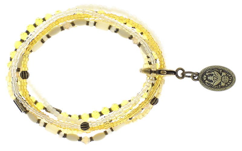 image for Bracelet Elastic Petit Glamour d´Afrique Yellow  
