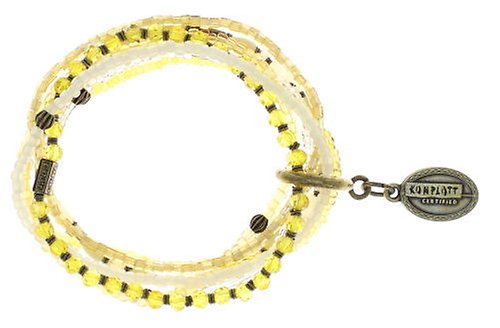 image for Bracelet Elastic Petit Glamour d´Afrique Yellow  