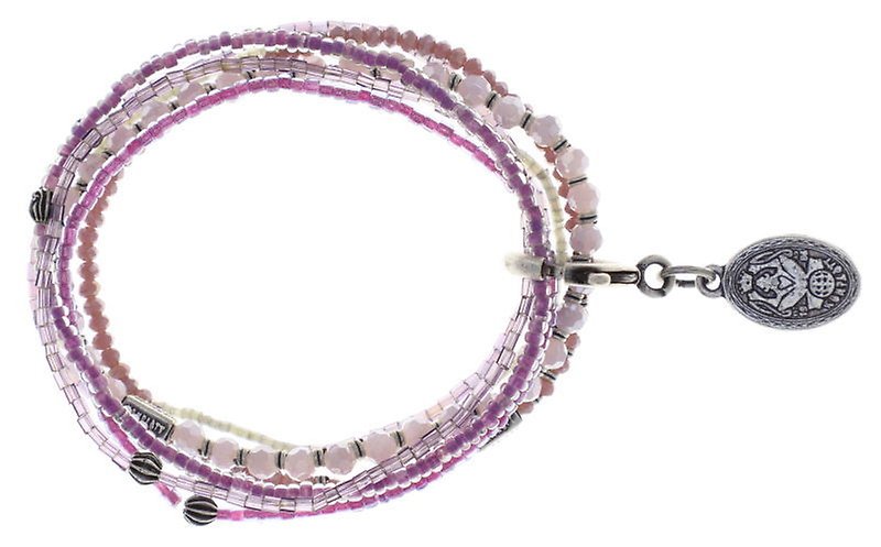 image pour Bracelet élastique Petit Glamour d´Afrique Lila  