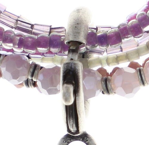 image pour Bracelet élastique Petit Glamour d´Afrique Lila  