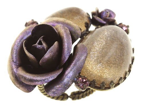 image pour Anneau They Call Me The Wild Rose Beige  