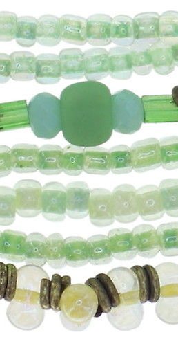 image for Bracelet Elastic Petit Glamour d´Afrique Green  