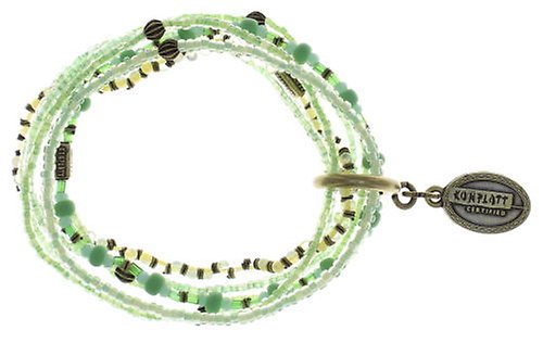 image pour Bracelet élastique Petit Glamour d´Afrique Vert  