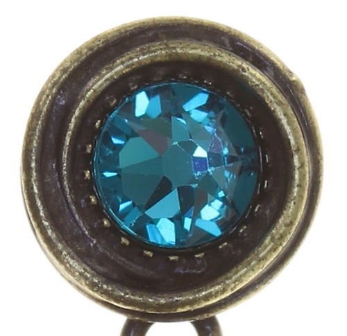 image for Earring stud dangling Amazonia Blue / Green  size M