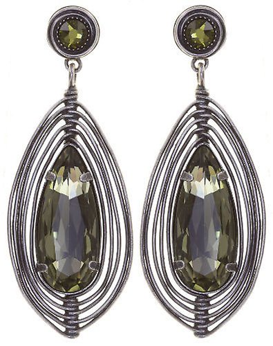 image pour Clou d'oreille pendant Amazonia Vert  size M