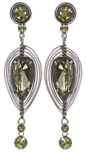 Kép Earring clip dangling Amazonia Green  size S